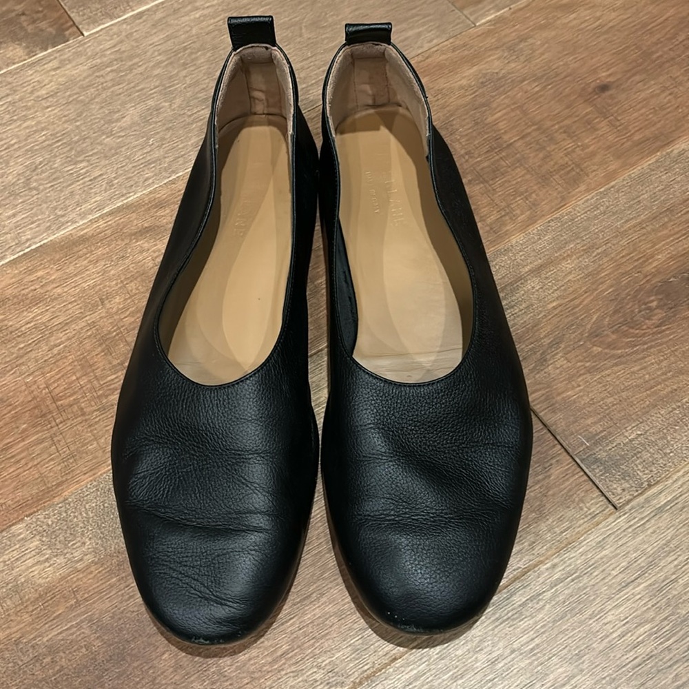 Everlane Black Day Glove Leather Flats